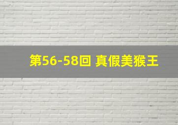 第56-58回 真假美猴王